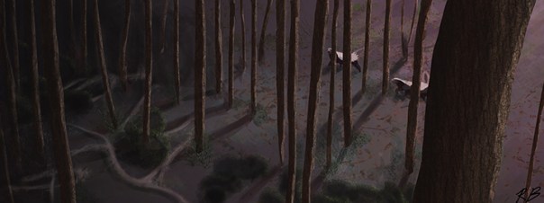 Forbidden Forest finished 2 small